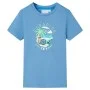 Camiseta infantil azul medio 104 de , Camisetas para niños - Ref: Foro24-12575, Precio: 7,99 €, Descuento: %