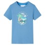 Mittelblaues Kinder-T-Shirt 128 von , Kinder-T-Shirts - Ref: Foro24-12577, Preis: 8,07 €, Rabatt: %