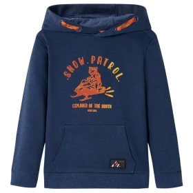 Child's hoodie with navy blue and orange hood 92 by , Kids T-shirts - Ref: Foro24-12774, Price: 12,74 €, Discount: %