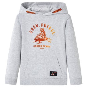 Child's gray and orange hooded sweatshirt size 140 by , Kids T-shirts - Ref: Foro24-12783, Price: 12,86 €, Discount: %
