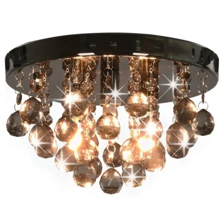 G9 Round Black Smoked Beads Ceiling Lamp by vidaXL, Lamps - Ref: Foro24-281581, Price: 46,77 €, Discount: %
