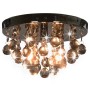 G9 Round Black Smoked Beads Ceiling Lamp by vidaXL, Lamps - Ref: Foro24-281581, Price: 42,80 €, Discount: %