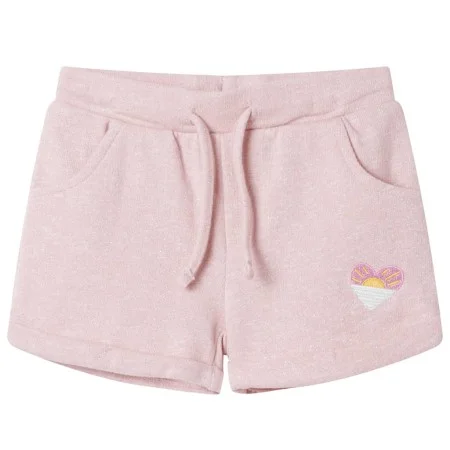 Light pink children's shorts with mixed drawstring 116 by , kids pants - Ref: Foro24-10966, Price: 10,50 €, Discount: %