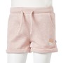 Light pink children's shorts with mixed drawstring 116 by , kids pants - Ref: Foro24-10966, Price: 10,61 €, Discount: %