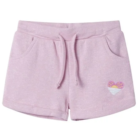 Children's shorts with lilac mixed drawstring size 104 by , kids pants - Ref: Foro24-10970, Price: 10,50 €, Discount: %