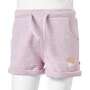 Children's shorts with lilac mixed drawstring size 104 by , kids pants - Ref: Foro24-10970, Price: 10,50 €, Discount: %