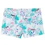 Pantalones cortos infantiles con cordón crudo y verde menta oscuro 140 de , Pantalones de niños - Ref: Foro24-11433, Precio: ...