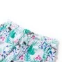 Pantalones cortos infantiles con cordón crudo y verde menta oscuro 140 de , Pantalones de niños - Ref: Foro24-11433, Precio: ...