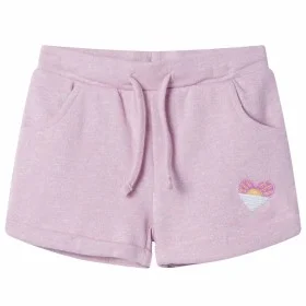 Kindershorts mit Kordelzug in Flieder-Mischfarbe 128 von , Kinderhosen - Ref: Foro24-10972, Preis: 10,50 €, Rabatt: %