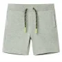 Light khaki melange children's shorts with drawstring size 104 by , kids pants - Ref: Foro24-11700, Price: 9,29 €, Discount: %