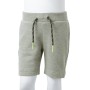 Pantalones cortos infantiles con cordón caqui claro mélange 104 de , Pantalones de niños - Ref: Foro24-11700, Precio: 9,39 €,...