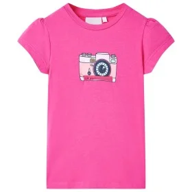 Dunkelrosa Kinder-T-Shirt 140 von , Kinder-T-Shirts - Ref: Foro24-10468, Preis: 8,45 €, Rabatt: %