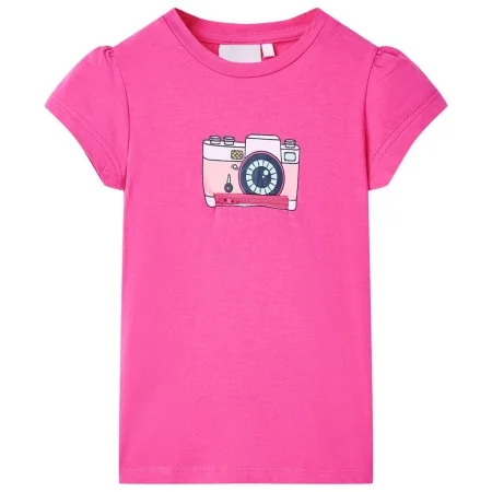 Camiseta infantil rosa oscuro 140 de , Camisetas para niños - Ref: Foro24-10468, Precio: 8,45 €, Descuento: %