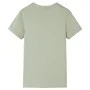Camiseta infantil de manga corta caqui claro 128 de , Camisetas para niños - Ref: Foro24-12007, Precio: 8,12 €, Descuento: %