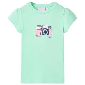 Bright green children's t-shirt size 128 by , Kids T-shirts - Ref: Foro24-10477, Price: 8,45 €, Discount: %