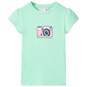 Hellgrünes Kinder-T-Shirt 128 von , Kinder-T-Shirts - Ref: Foro24-10477, Preis: 8,54 €, Rabatt: %