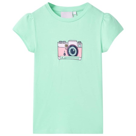 Hellgrünes Kinder-T-Shirt 128 von , Kinder-T-Shirts - Ref: Foro24-10477, Preis: 8,54 €, Rabatt: %