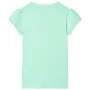 Camiseta infantil verde brillante 128 de , Camisetas para niños - Ref: Foro24-10477, Precio: 8,45 €, Descuento: %