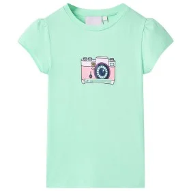 Hellgrünes Kinder-T-Shirt 104 von , Kinder-T-Shirts - Ref: Foro24-10475, Preis: 8,45 €, Rabatt: %