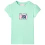 Hellgrünes Kinder-T-Shirt 104 von , Kinder-T-Shirts - Ref: Foro24-10475, Preis: 8,45 €, Rabatt: %