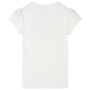 Ecrufarbenes Kinder-T-Shirt 116 von , Kinder-T-Shirts - Ref: Foro24-10786, Preis: 8,60 €, Rabatt: %