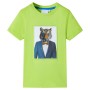 Kurzärmeliges Kinder-T-Shirt lime color 92 von , Kinder-T-Shirts - Ref: Foro24-11934, Preis: 8,41 €, Rabatt: %