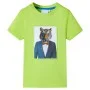 Short-sleeved lime green children's t-shirt size 92 by , Kids T-shirts - Ref: Foro24-11934, Price: 8,32 €, Discount: %