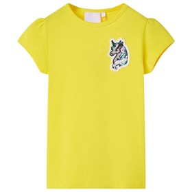Bright yellow children's t-shirt 128 by , Kids T-shirts - Ref: Foro24-10792, Price: 8,60 €, Discount: %