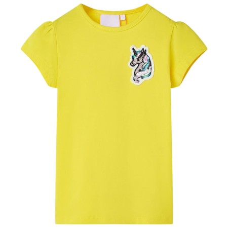 Knallgelbes Kinder-T-Shirt 104 von , Kinder-T-Shirts - Ref: Foro24-10790, Preis: 8,60 €, Rabatt: %