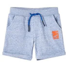 Children's shorts with blue mélange drawstring 116 by , kids pants - Ref: Foro24-12196, Price: 9,29 €, Discount: %