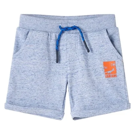 Children's shorts with blue mélange drawstring 116 by , kids pants - Ref: Foro24-12196, Price: 9,29 €, Discount: %