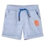 Children's shorts with blue mélange drawstring 116 by , kids pants - Ref: Foro24-12196, Price: 9,29 €, Discount: %