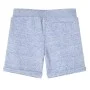 Children's shorts with blue mélange drawstring 116 by , kids pants - Ref: Foro24-12196, Price: 9,29 €, Discount: %