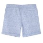 Kindershorts mit Kordelzug blau meliert 116 von , Kinderhosen - Ref: Foro24-12196, Preis: 9,39 €, Rabatt: %