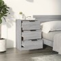 Mesitas de noche 2 unidades color gris Sonoma 40x36x65 cm de vidaXL, Mesitas de noche - Ref: Foro24-817054, Precio: 88,15 €, ...