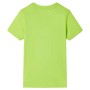 Kurzärmeliges Kinder-T-Shirt in der Farbe Limette 116 von , Kinder-T-Shirts - Ref: Foro24-11936, Preis: 8,41 €, Rabatt: %