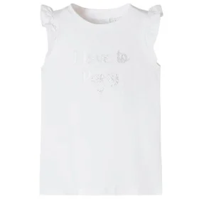 Kinder-T-Shirt mit weißen Rüschenärmeln Größe 116. von , Kinder-T-Shirts - Ref: Foro24-10496, Preis: 8,19 €, Rabatt: %
