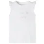 Camiseta infantil con mangas de volantes blanco 116 by , Kids T-shirts - Ref: Foro24-10496, Price: 8,19 €, Discount: %