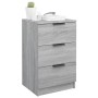 Mesitas de noche 2 unidades color gris Sonoma 40x36x65 cm de vidaXL, Mesitas de noche - Ref: Foro24-817054, Precio: 88,15 €, ...