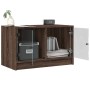 TV-Schrank mit eichenbraunen Glastüren 68x37x42 cm von , TV-Möbel - Ref: Foro24-836363, Preis: 39,35 €, Rabatt: %