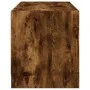 TV cabinet with smoked oak glass doors 68x37x42 cm by , TV Furniture - Ref: Foro24-836361, Price: 38,08 €, Discount: %