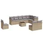 11-teiliges Gartensofa-Set mit beigen synthetischen Rattankissen von , Gartensets - Ref: Foro24-3217809, Preis: 643,37 €, Rab...