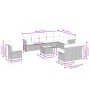 11-piece garden sofa set with beige synthetic rattan cushions by , Garden sets - Ref: Foro24-3217809, Price: 622,32 €, Discou...