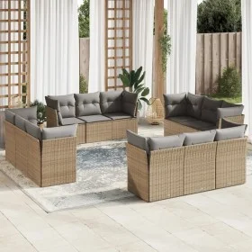 12-piece garden sofa set and brown synthetic rattan cushions by , Garden sets - Ref: Foro24-3249168, Price: 869,41 €, Discoun...