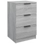 Mesitas de noche 2 unidades color gris Sonoma 40x36x65 cm de vidaXL, Mesitas de noche - Ref: Foro24-817054, Precio: 88,15 €, ...