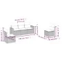 Garden sofa set with cushions 5 pieces beige synthetic rattan by , Modular outdoor sofas - Ref: Foro24-3251126, Price: 349,35...