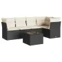 6-piece garden sofa set and black synthetic rattan cushions by , Garden sets - Ref: Foro24-3249445, Price: 372,61 €, Discount: %