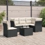6-teilige Gartensofagarnitur und schwarze synthetische Rattankissen von , Gartensets - Ref: Foro24-3249485, Preis: 371,92 €, ...