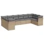 Garden sofa set with beige cushions 10 pieces synthetic rattan by , Garden sets - Ref: Foro24-3250038, Price: 612,04 €, Disco...