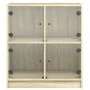 Beistellschrank mit Glastüren Sonoma-Eiche 68x37x75,5 cm von , Sideboards - Ref: Foro24-836380, Preis: 75,29 €, Rabatt: %